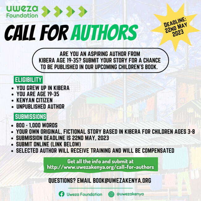 call for authors poster - final